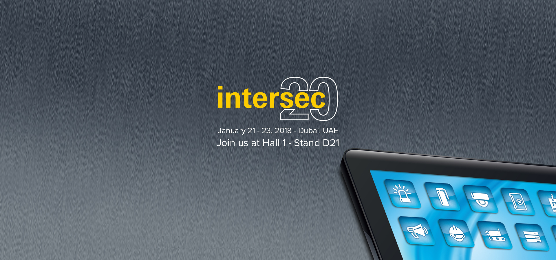 INTERSEC 2018 website